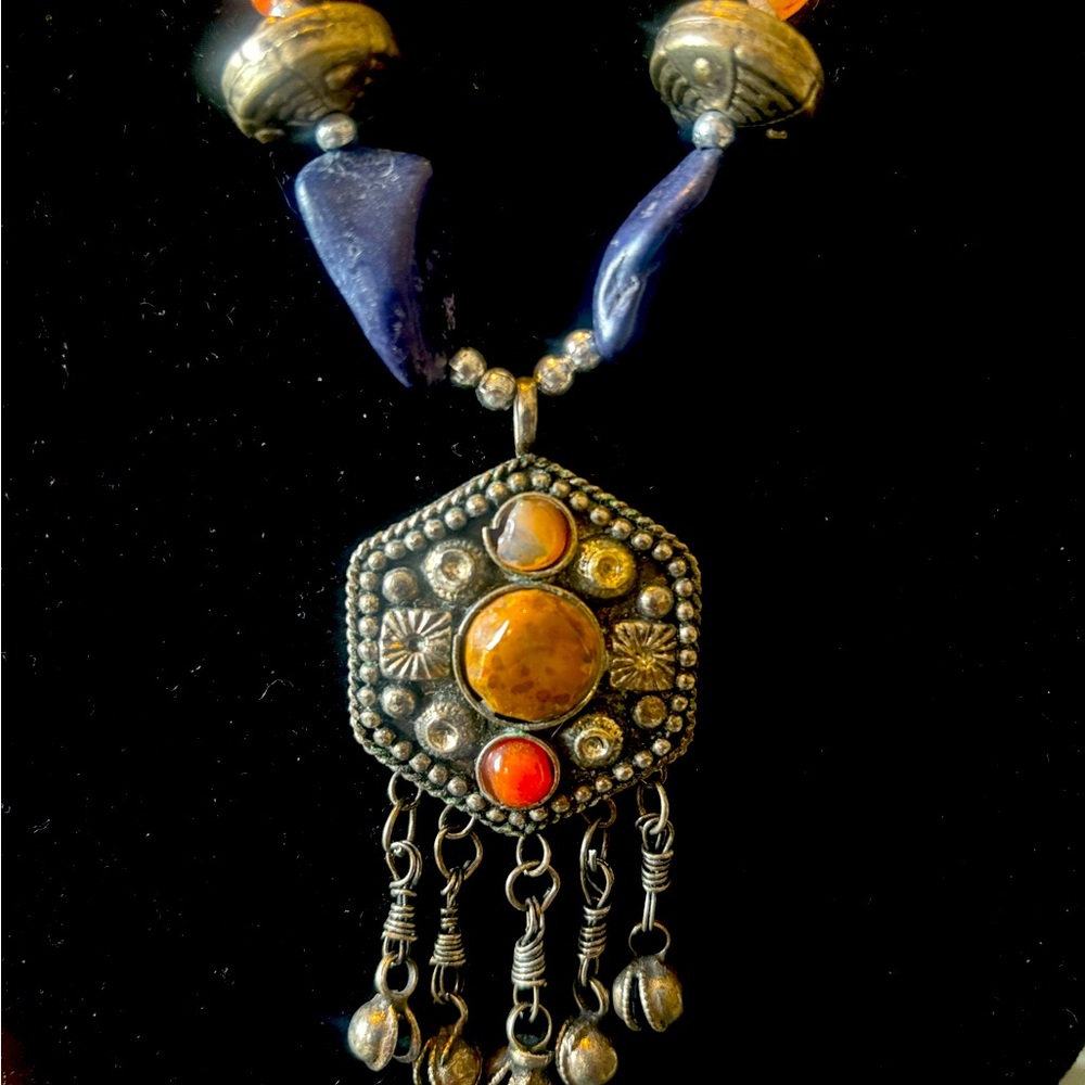 Antique style Mediterranean Necklace.